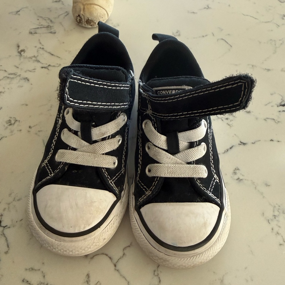 Converse Kids Black and White Sneakers